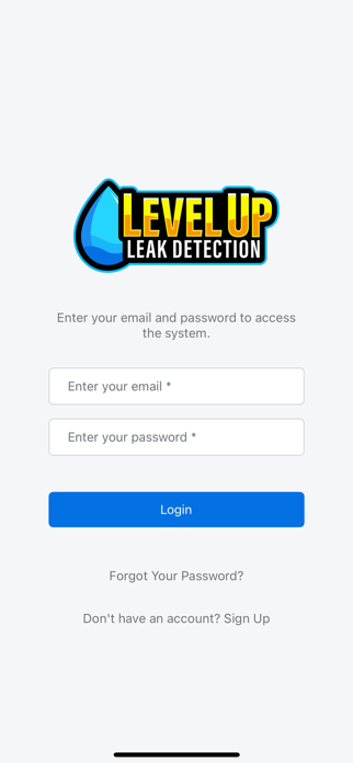 Level Up Leak Detection Screenshot 1 of 4