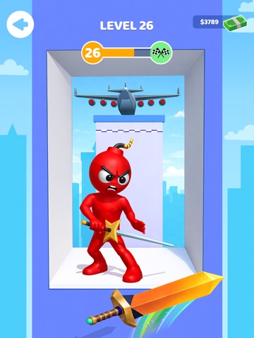 Crazy Sword Runner: Slash Rush iPad screenshot