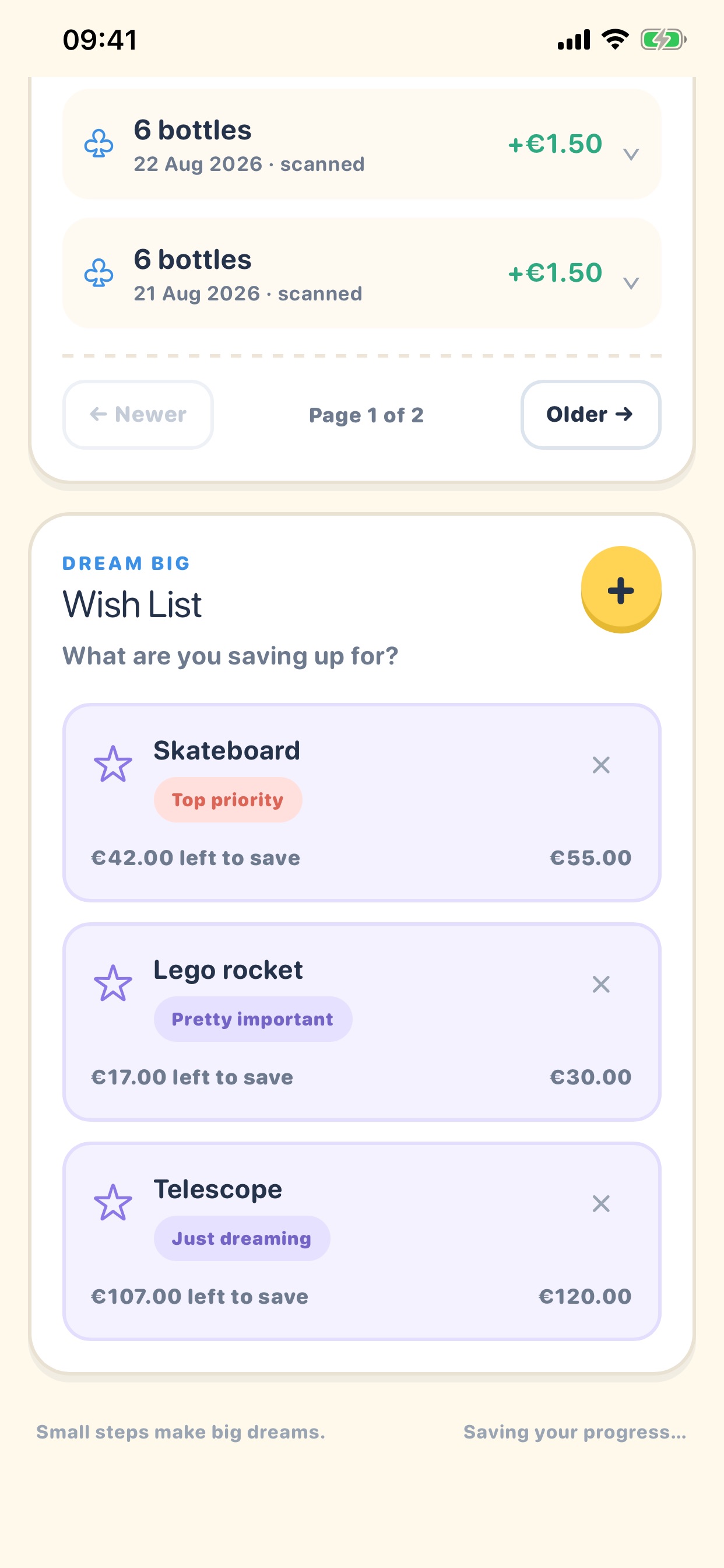 Screenshot 3 of Bottle Bank: Savings for Kids