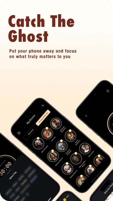 Screenshot 1 of Catch the Ghost - Focus Timer App
