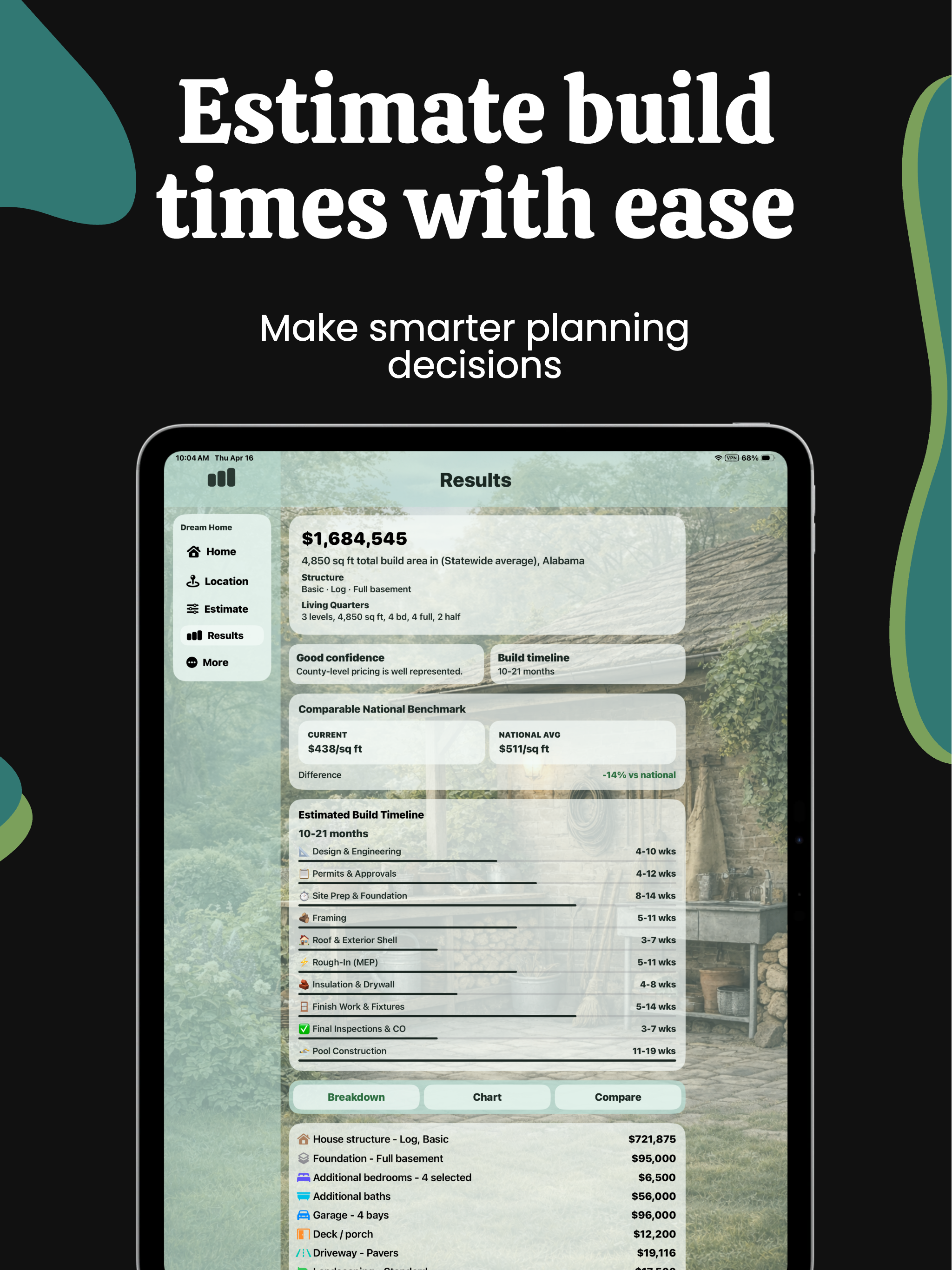 Dream Home Build Estimator screenshot 10