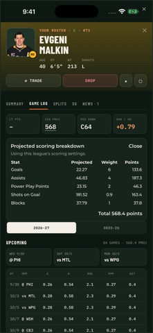 Citrus Fantasy Sports iPhone screenshot 3