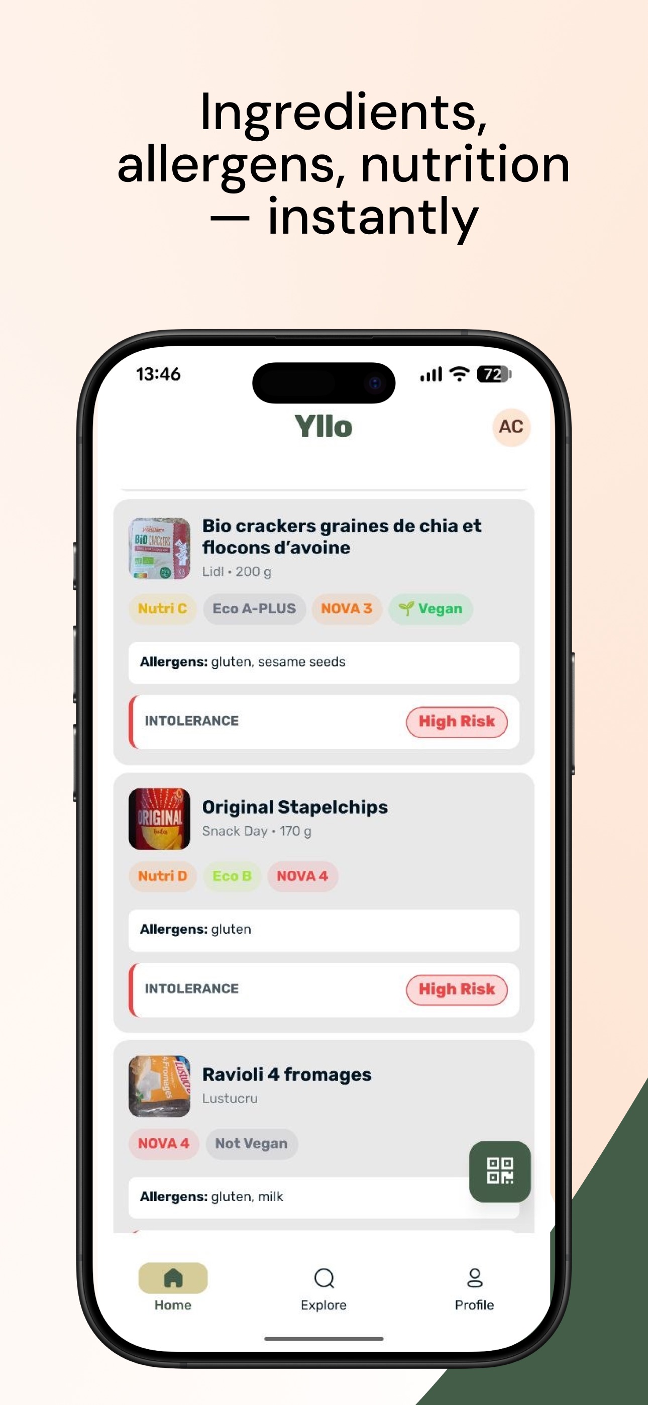 Screenshot 5 of Yllo: Food Intolerance Scan