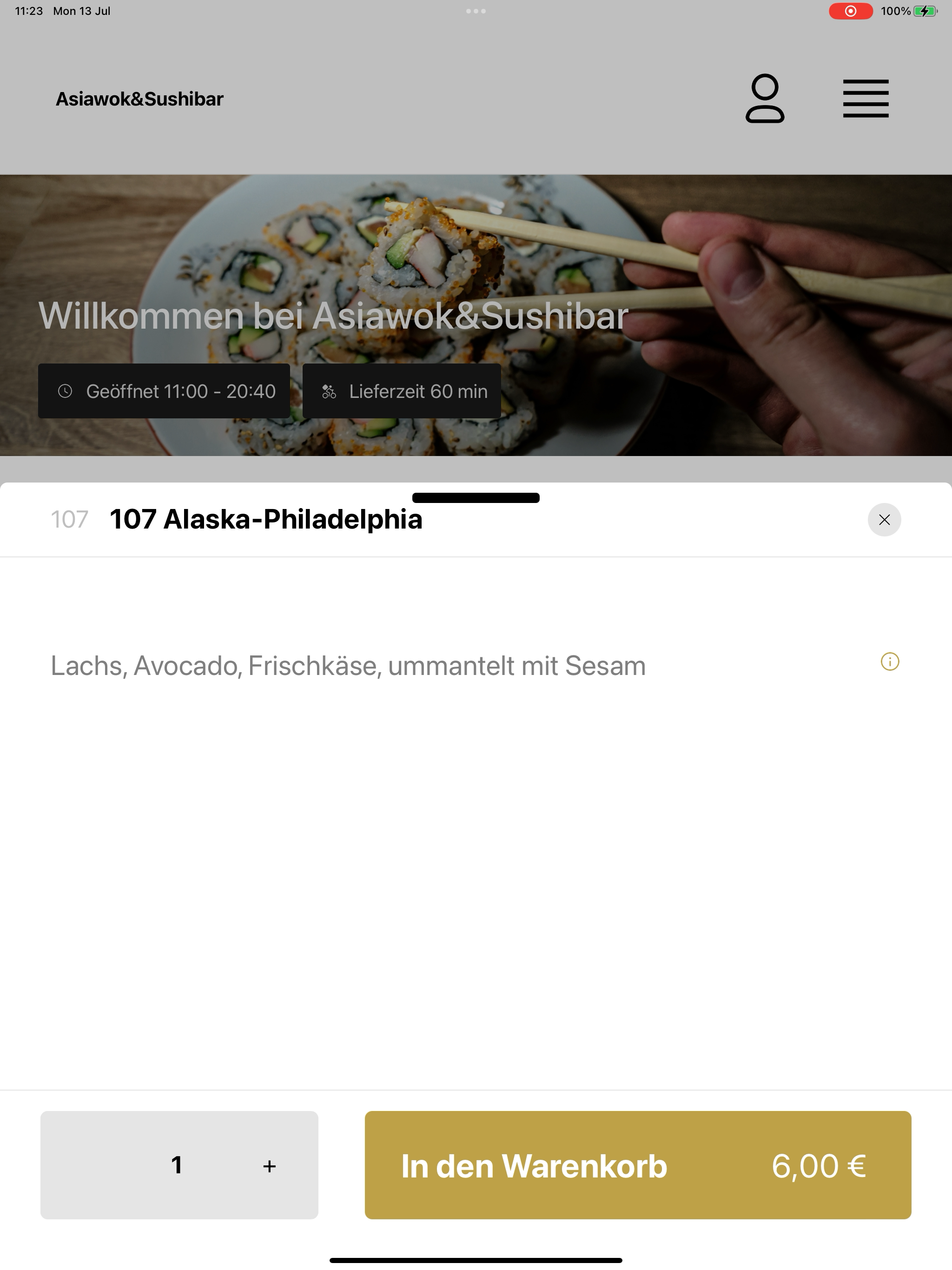 Asiawok&Sushibar screenshot 15