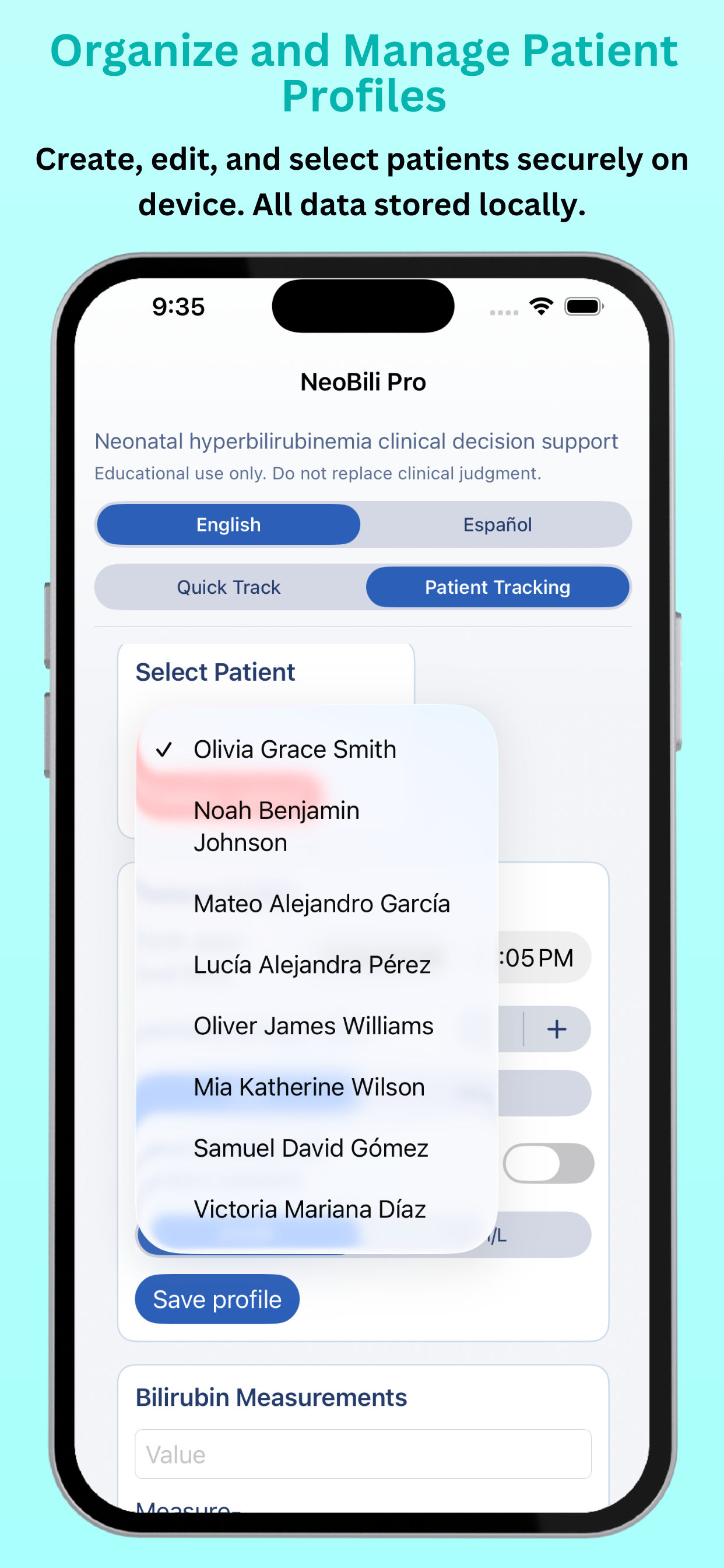 Bilirubin Tool - NeoBili Pro