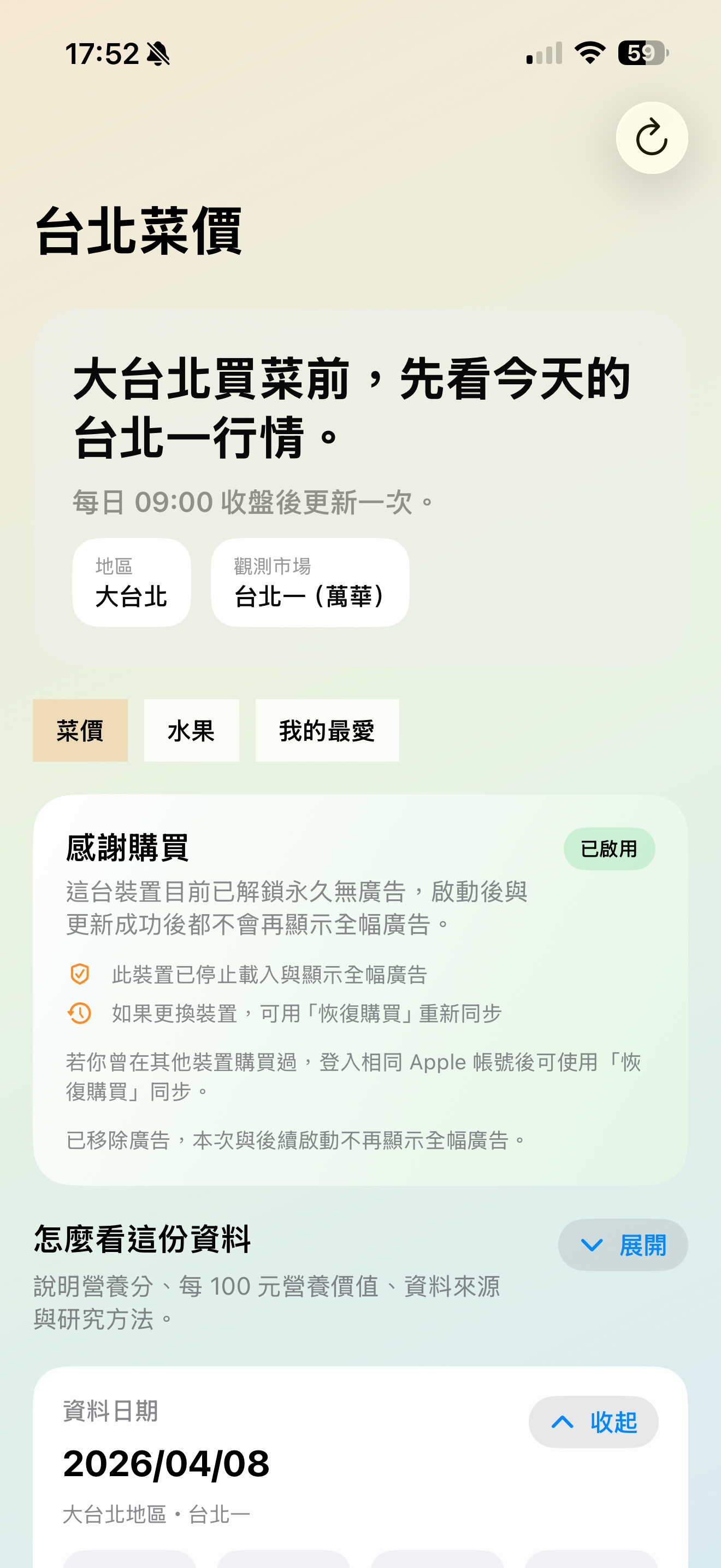 台北菜價