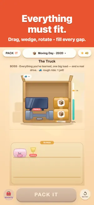 PACK IT: Packing Puzzle screenshot 1