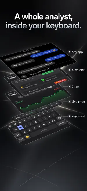 TickerKey: Agentic Keyboard screenshot 4