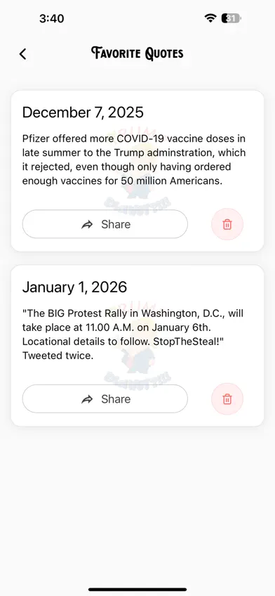 Trump Did WUT 2026 Calendar screenshot 5
