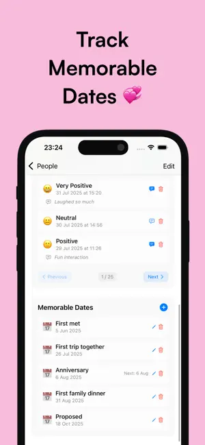 Prune: Relationship Tracker screenshot 3