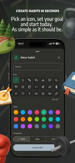 Kiu - Habit Tracker screenshot 2