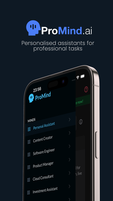 ProMind - AI assistants 2024 Screenshot
