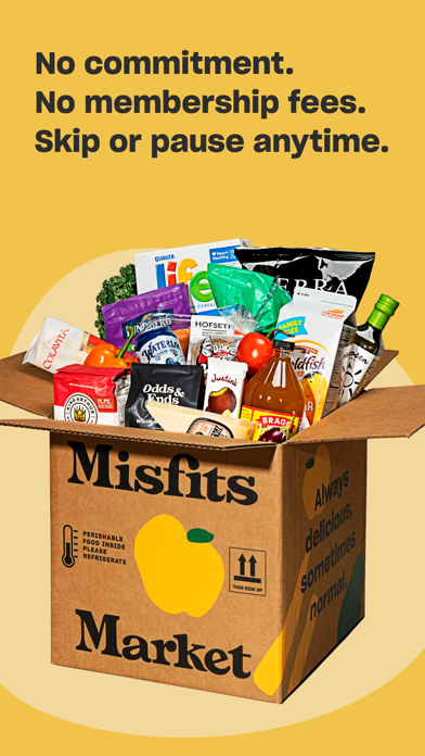 Misfits Market Grocery App Screenshot