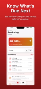 Car Care Service Log screenshot