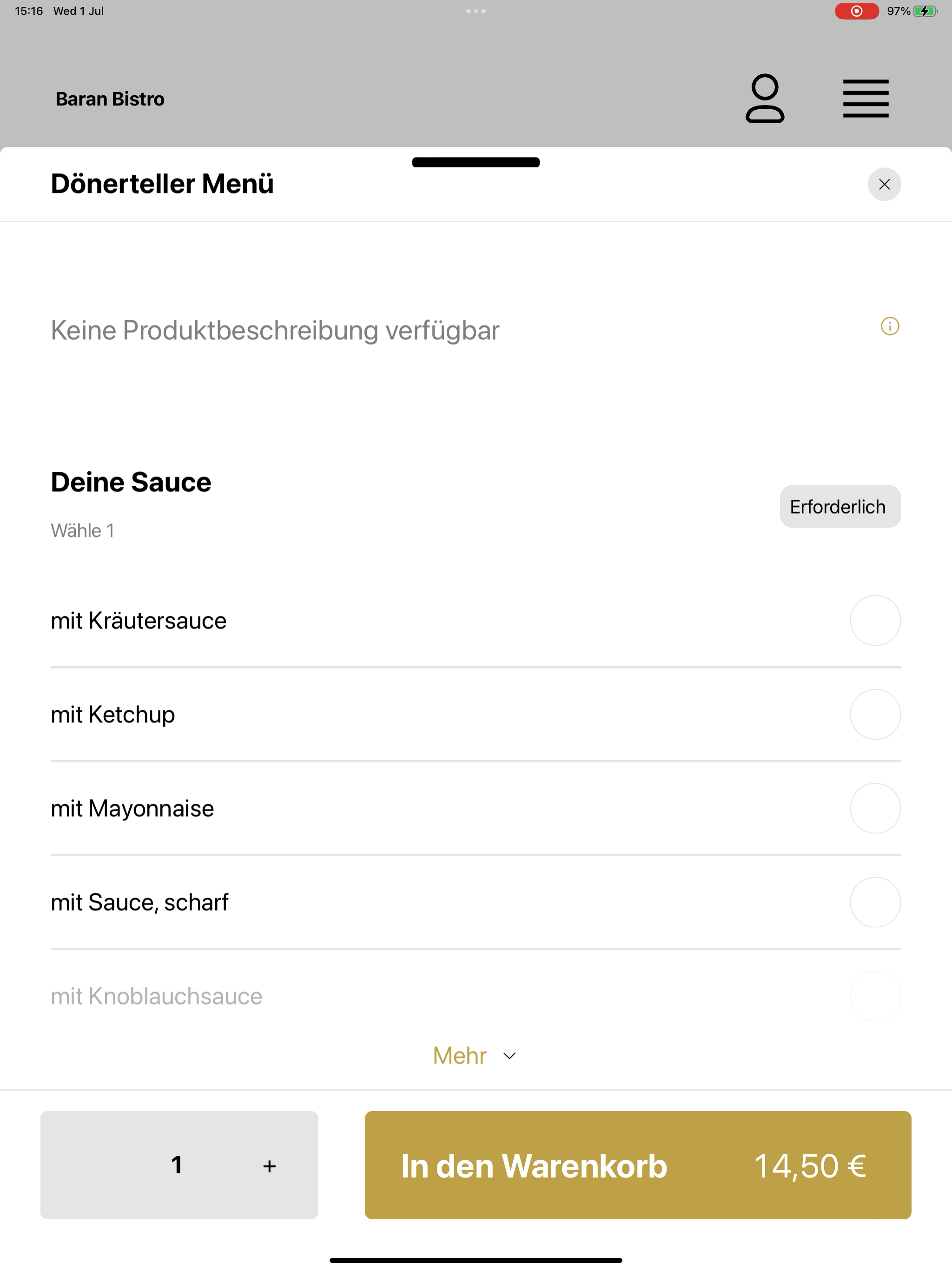 Baran Bistro screenshot 8