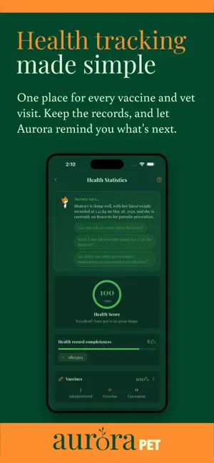Aurora Pet - Pet Care screenshot 3
