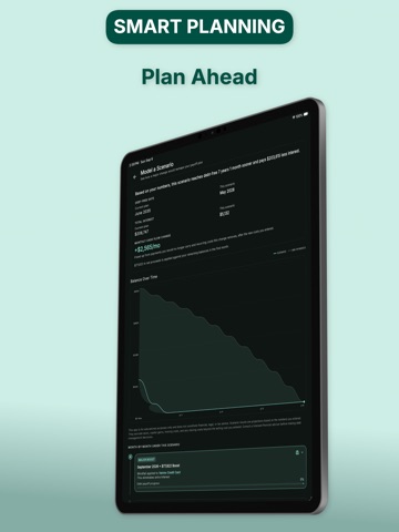 Saldar: Debt Payoff Tool iPad screenshot
