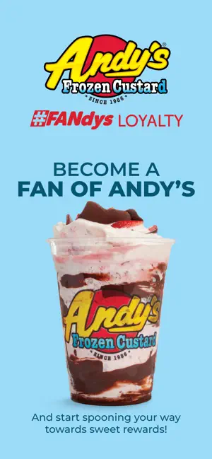 Andy's Frozen Custard iPhone screenshot 1