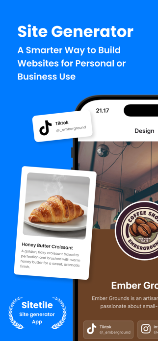 Website Builder: Sitetile Screenshot 1 of 5