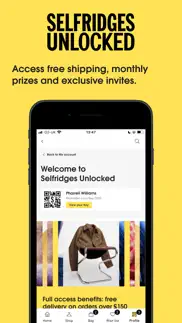 selfridges iphone screenshot 1