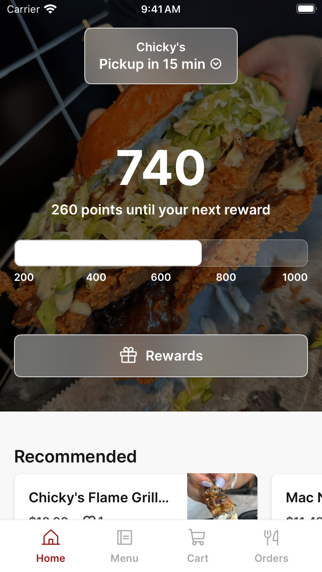 Chicky's iPhone screenshot 1 - Food & Drink app
