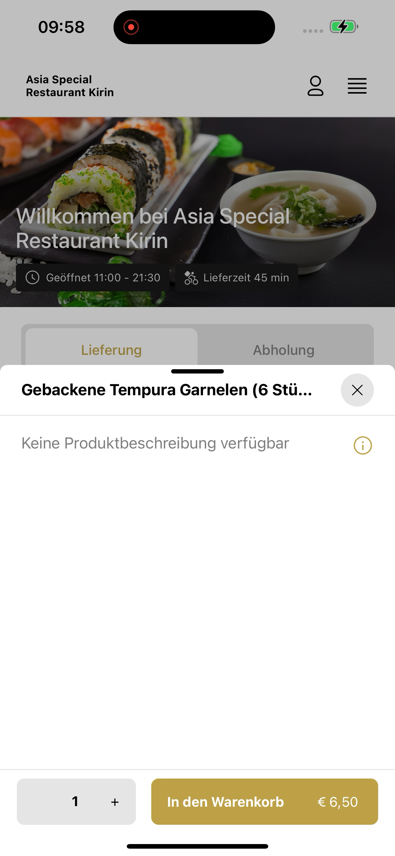 Asia Special Restaurant Kirin screenshot 7