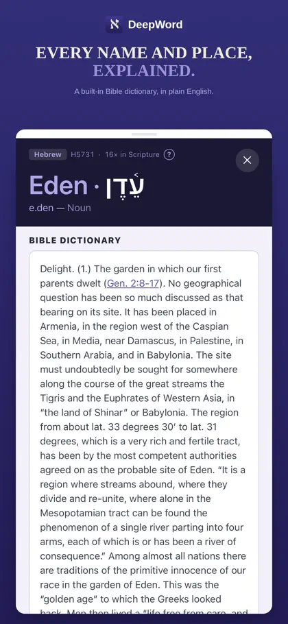 Screenshot 4 von 6 zu DeepWord: Hebrew & Greek Study