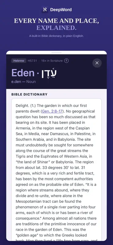 DeepWord: Hebrew & Greek Study screenshot 4 of 10