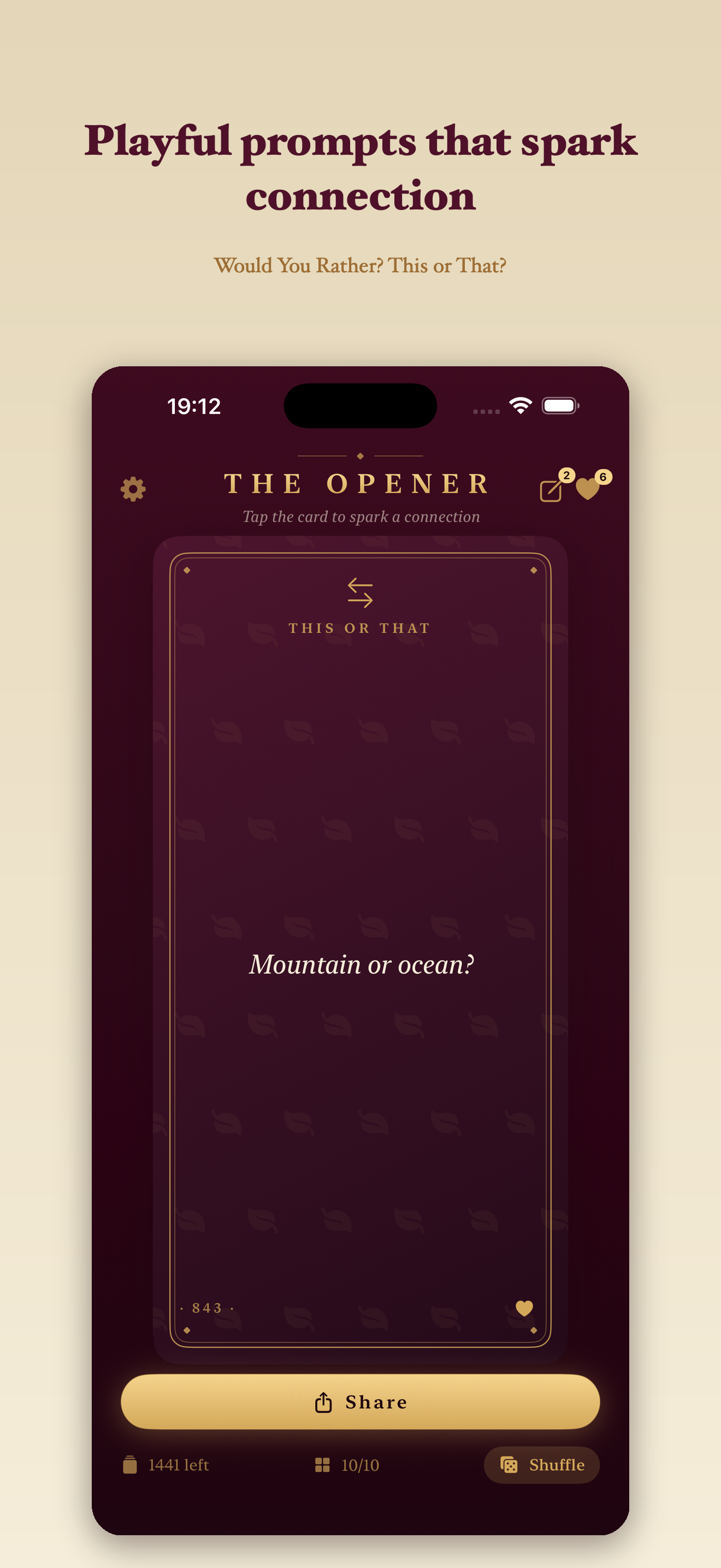 The Opener: Conversation Cards