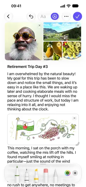 Journal screenshot 6