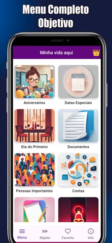 Minha vida aqui iPhone screenshot