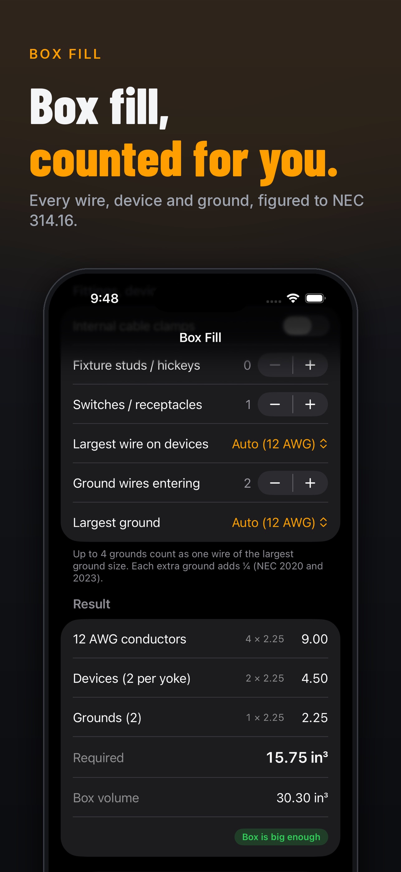 Screenshot 4 of BendBox: Conduit Bending Calc