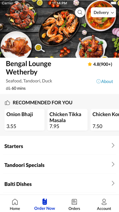 Bengal Lounge Wetherby Screenshot