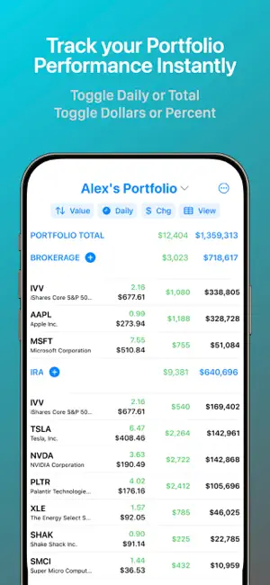 My Pocket Portfolio screenshot 1