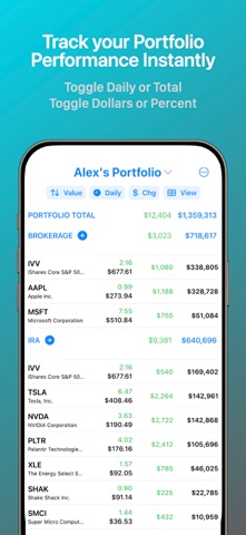 My Pocket Portfolio Screenshot 1 of 8