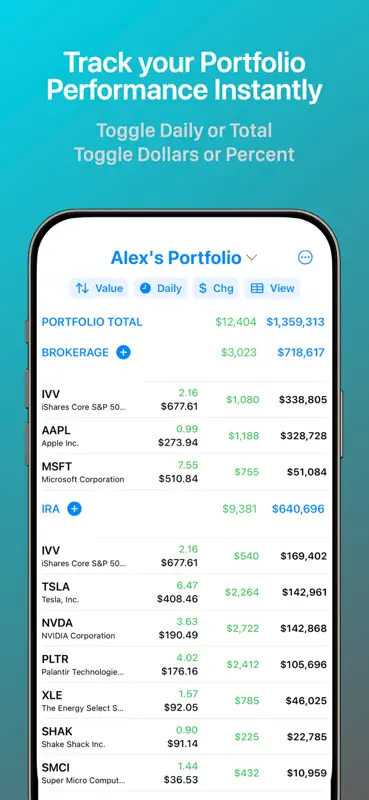 My Pocket Portfolio screenshot 1 of 8