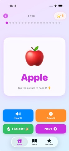 SpeakUp! Kids iPhone screenshot