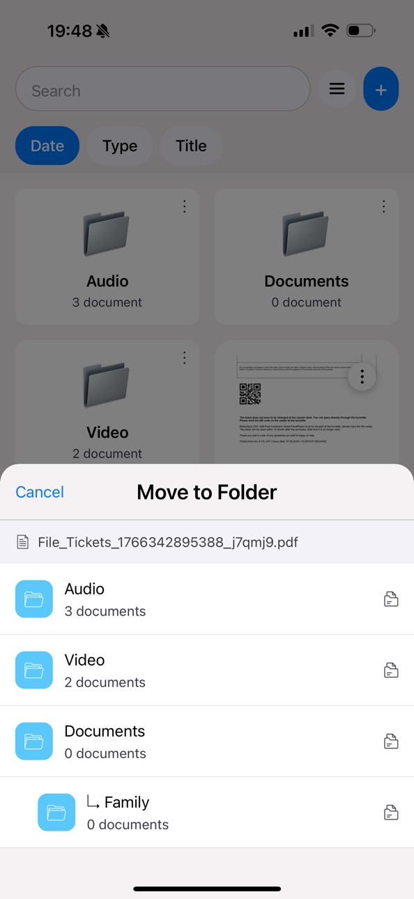 iPhone screenshot