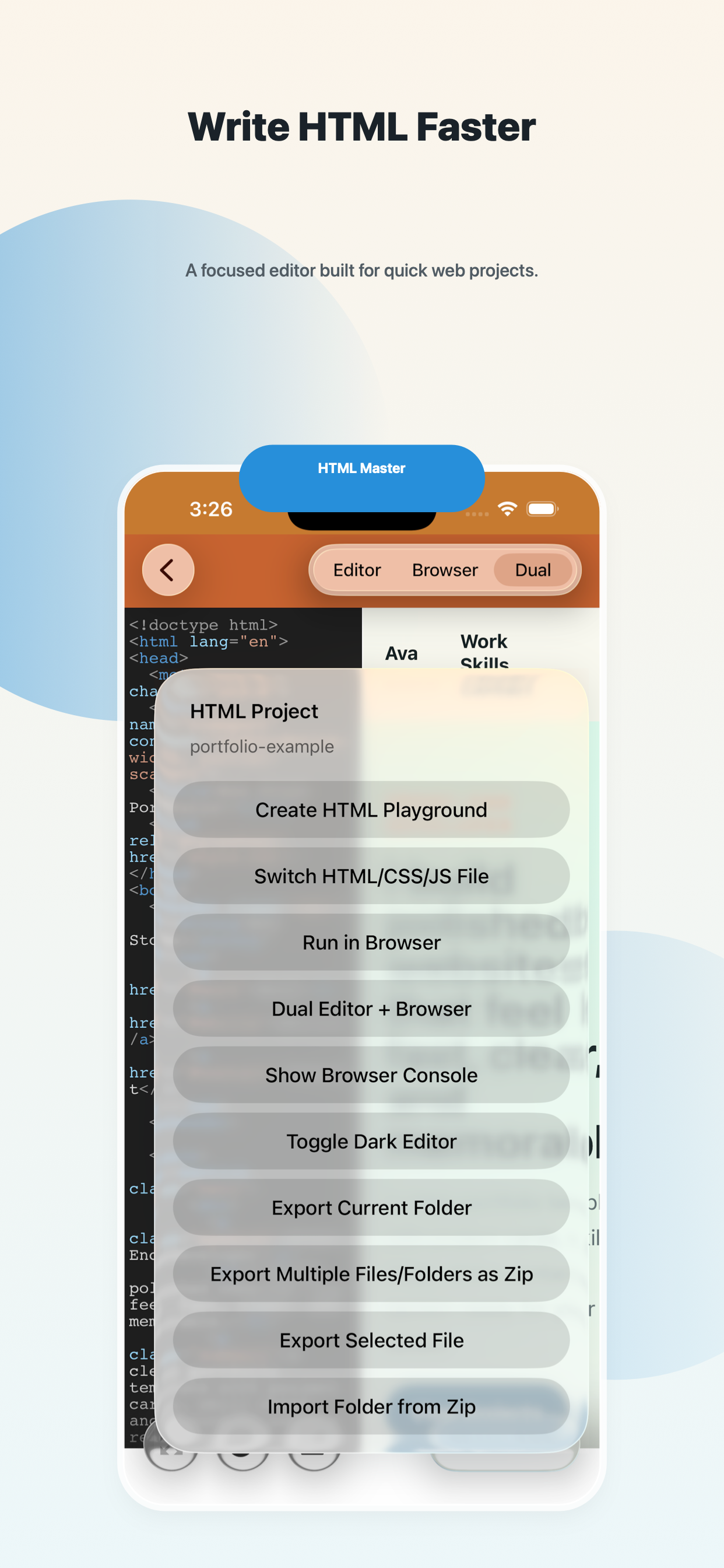 HTML Master: Code Editor (Pro) screenshot 3