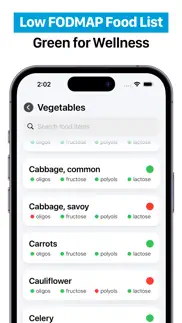 fodmap coach - diet foods iPhone Captures Décran 2