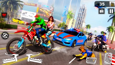 Police Moto Bike Chase Crime Screenshot