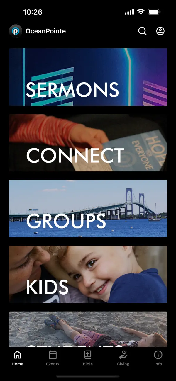 Screenshot #1 pour OceanPointe Christian Church