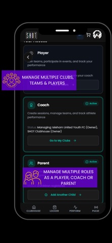 SHOT Clubhouse screenshot
