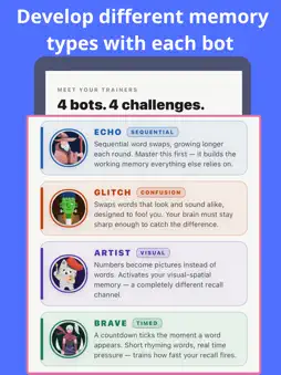 Number Bots: Memory Games screenshot 11