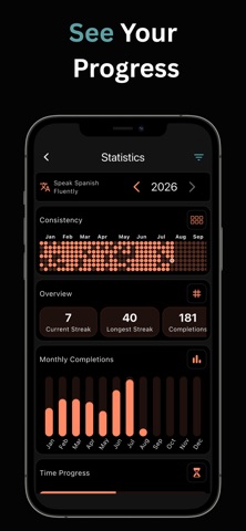 GoalSteps | Goal Tracker iPhone screenshot