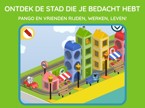 Pango: Bouw en Ontdek de Stad iPad app afbeelding 3