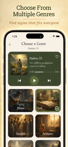 HealMusic iPhone screenshot