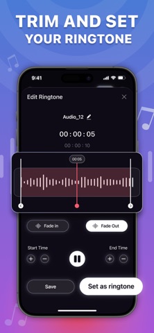 Ringtones Maker ‣ Custom Tone screenshot