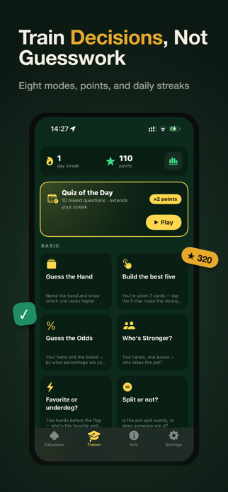 Chance: Card Odds Trainer Screenshot 2 of 5