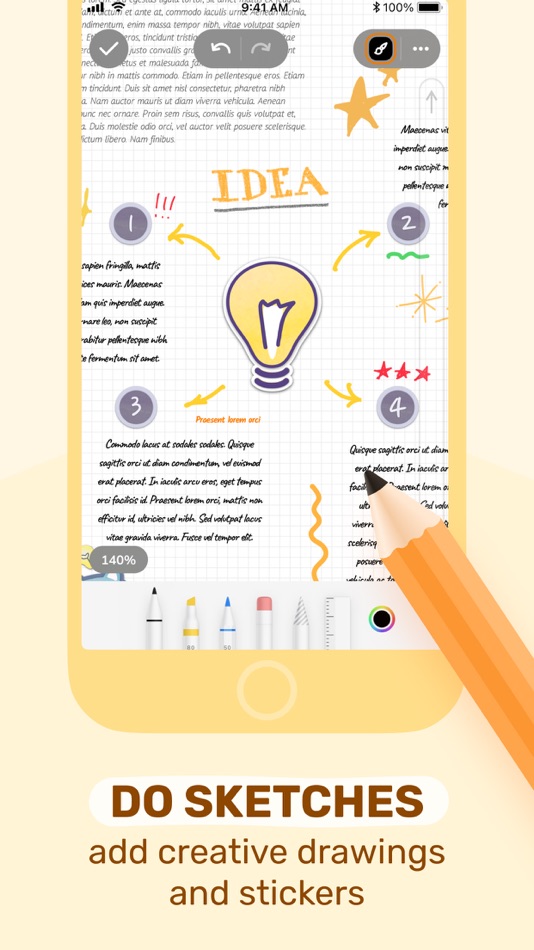 #2. Digital Notebook - Note Taking (iOS) Podle: Appsprings, TOO